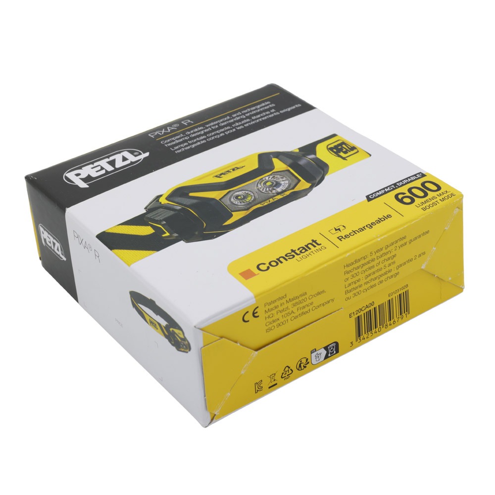 Petzl Pixa R Stirnlampe schwarz-gelb