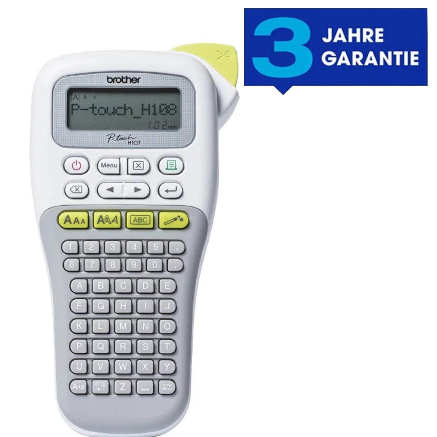Brother P-touch H108G Beschriftungsgerät grau-weiß