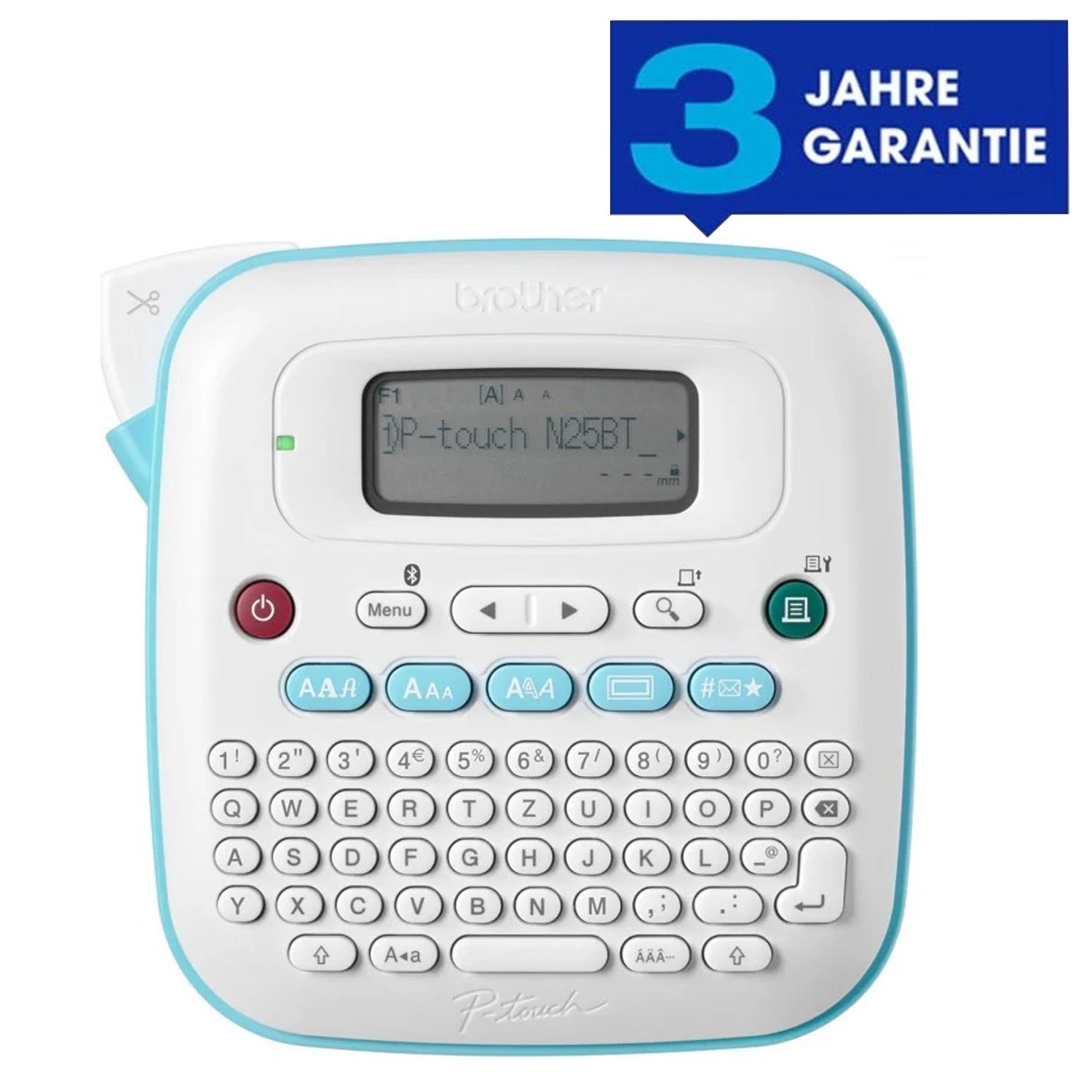 Brother P-Touch PT-25BT Beschriftungsgerät weiß/hellblau