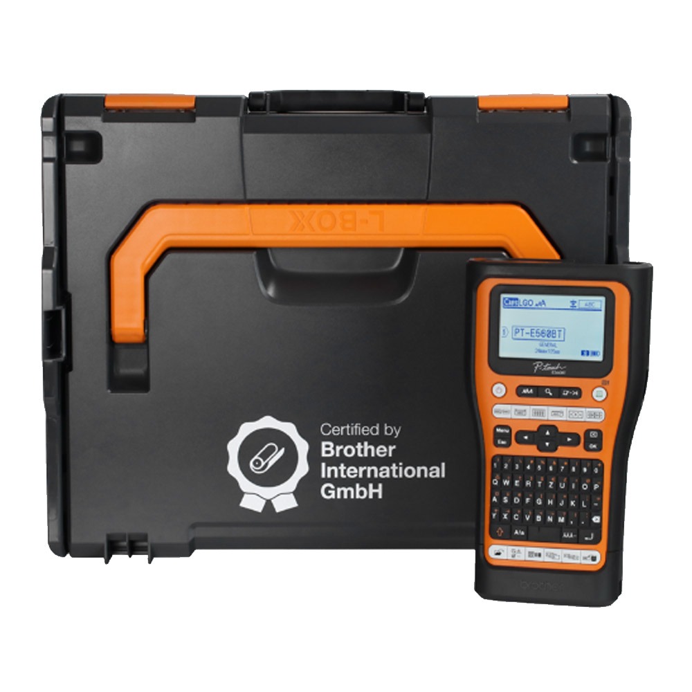 Brother PT-E560BT und L-BOXX 136 Systemkoffer mit Schaumstoffeinlage