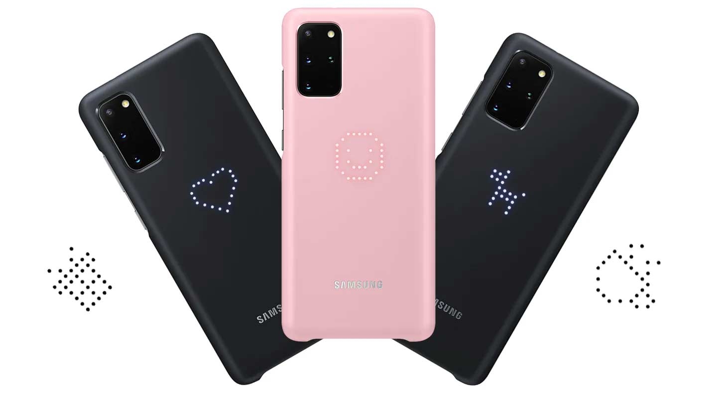 Samsung LED Cover Galaxy S20 (SM-G980) grau