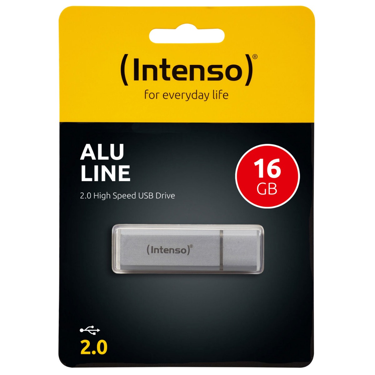 Intenso Alu Line USB-Stick 16GB USB 2.0 silber