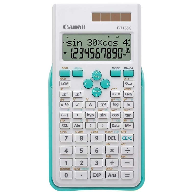 Canon F-715SG Wissenschaftlicher Taschenrechner 250 Funktionen weiß/blau