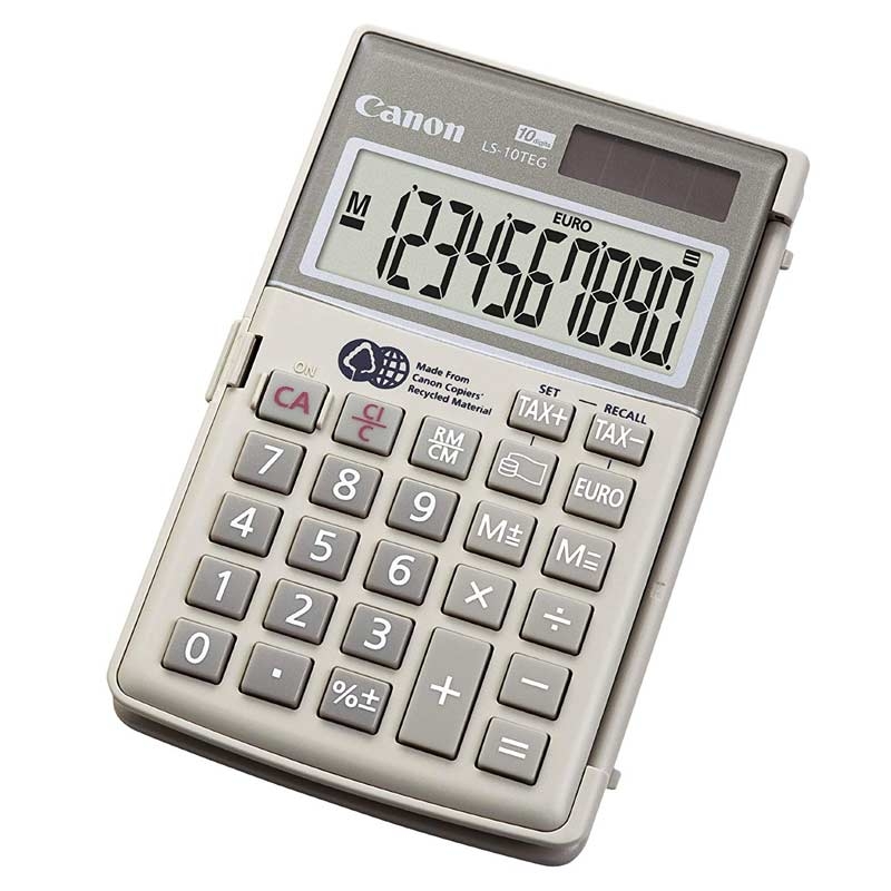 Canon LS-10TEG Taschenrechner - hellgrau