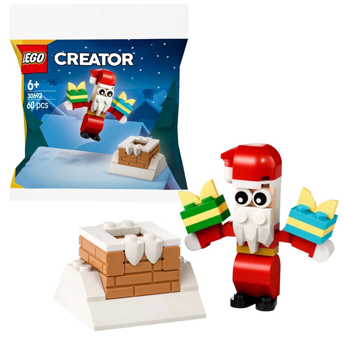 LEGO Creator Weihnachtsmann im Schornstein (30692)