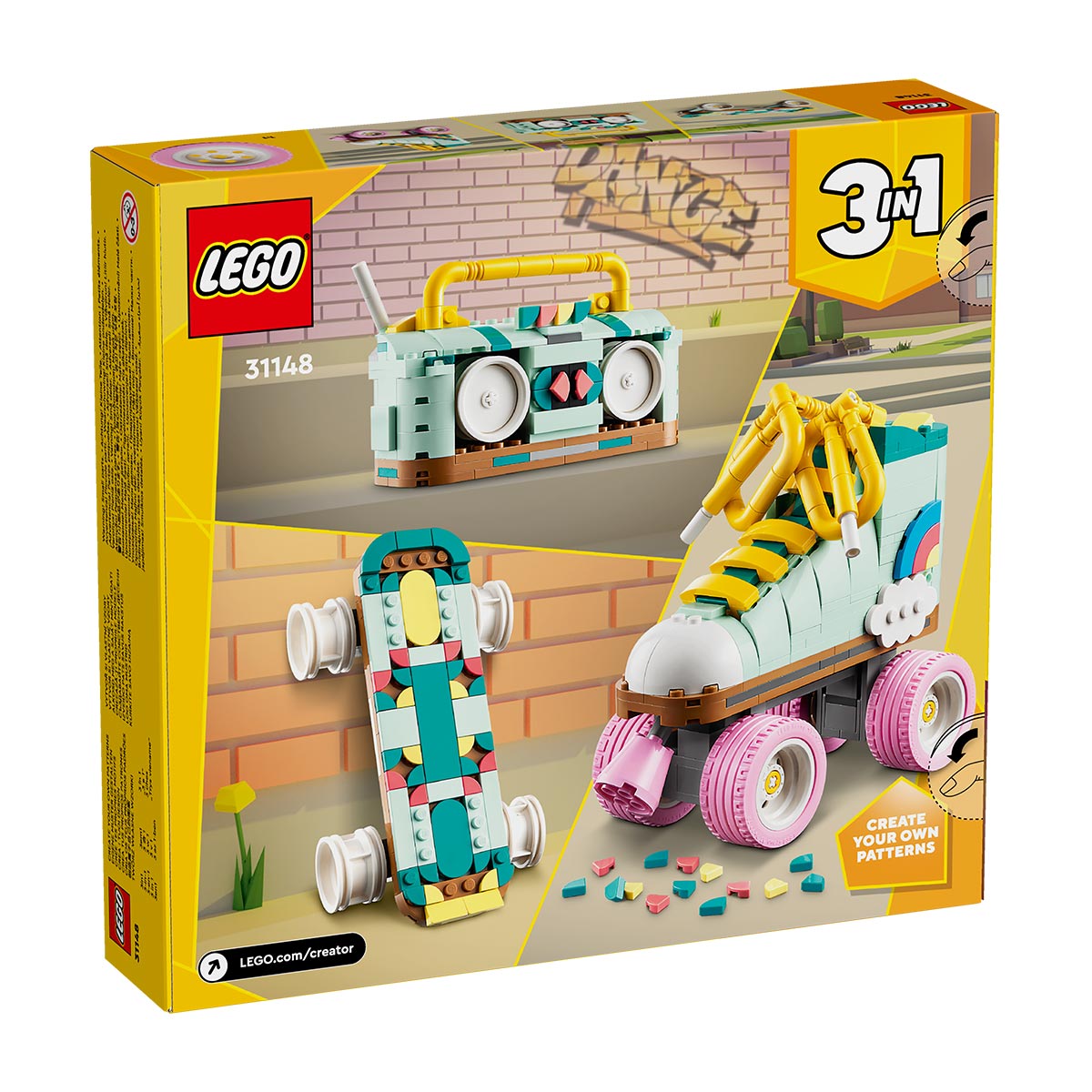 LEGO Creator 3 in 1 - Rollschuh (31148)