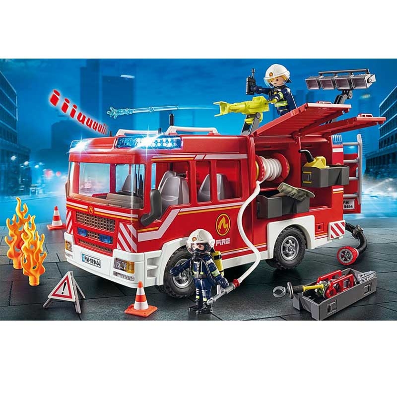PLAYMOBIL 9464 City Action Feuerwehr-Rüstfahrzeug mit Licht und Sound