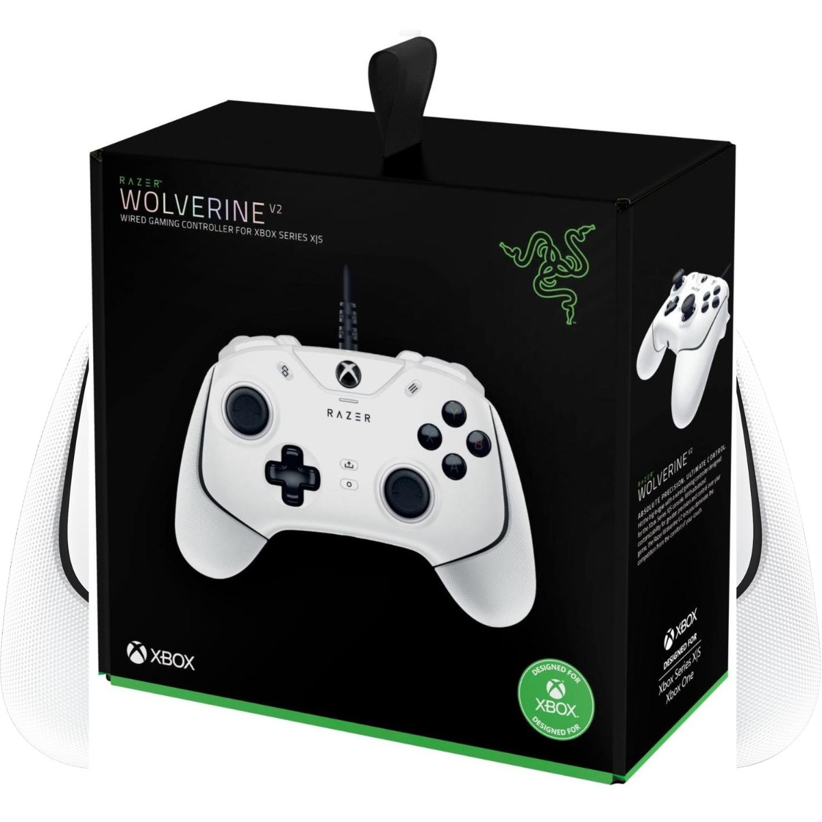 Razer Wolverine V2 (Mercury) kabelgebundener Gaming Controller weiß (2.Wahl)