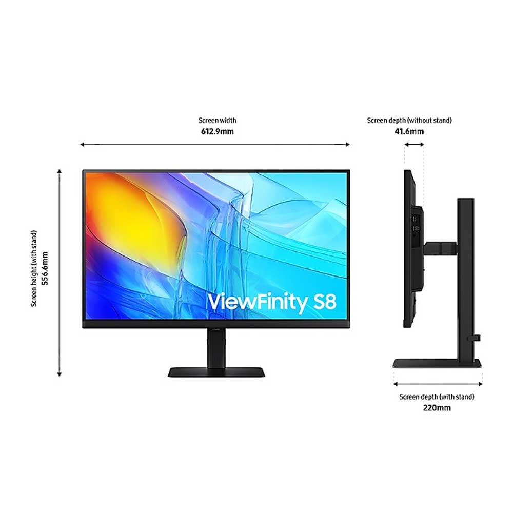 Samsung ViewFinity S8 S27D800EAU 68 cm (27 Zoll) 4K-LED-Monitor