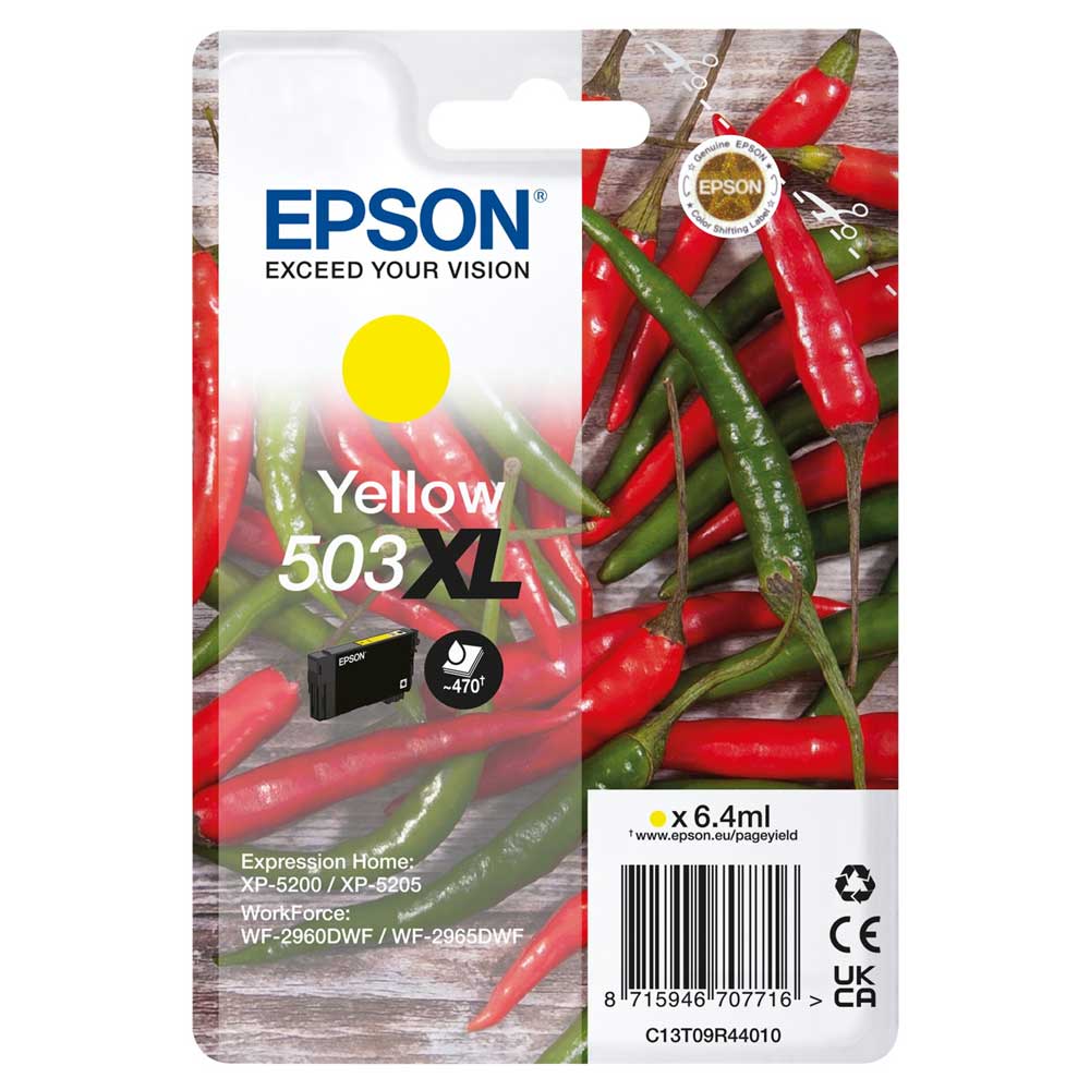 Epson 503XL Tintenpatrone yellow