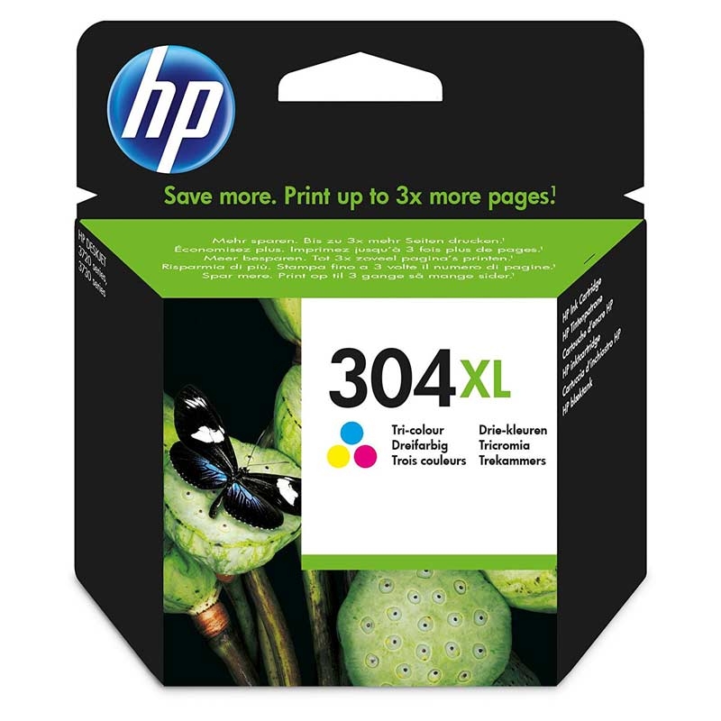 HP 304 XL Tintenpatrone Farbig