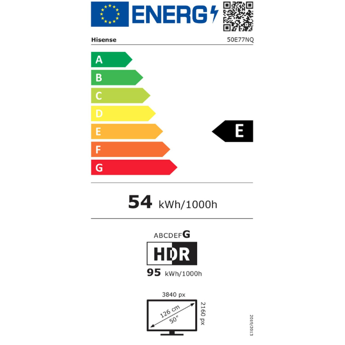 Hisense 50E77NQ 127cm (50 Zoll) 4K-QLED-TV