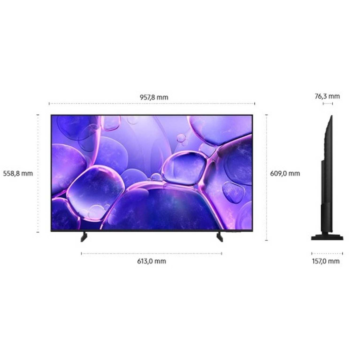 Samsung QE43CU8079F 108 cm (43 Zoll) 4K-LED-TV