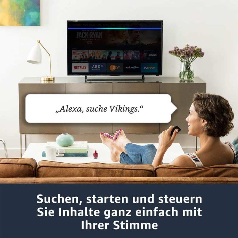 Amazon Fire TV Stick 4K Ultra HD mit Alexa-Sprachfernbedienung