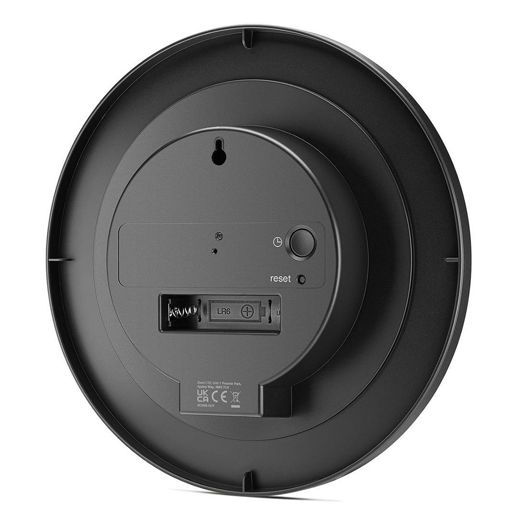 Braun BC06B-DCF Funkwanduhr schwarz