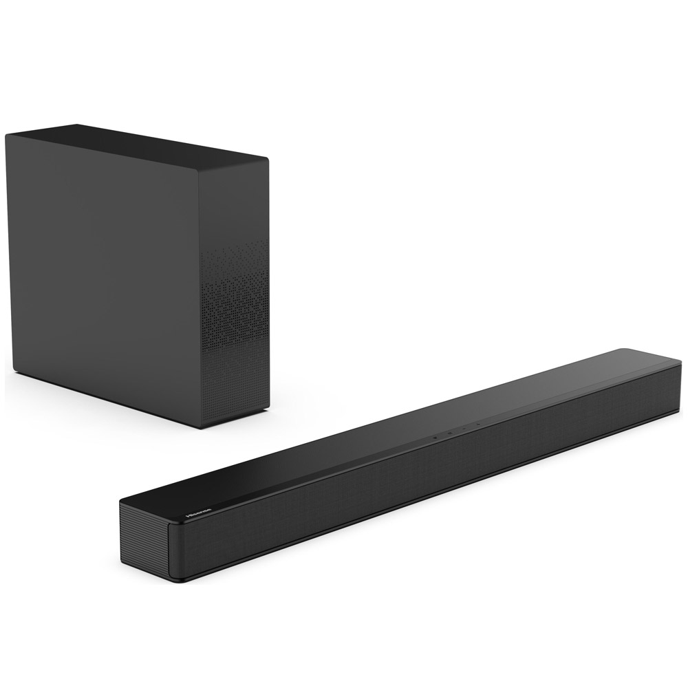 Hisense HS2100 2.1 Soundbar Home Theater System mit kabellosem Subwoofer schwarz (2.Wahl)