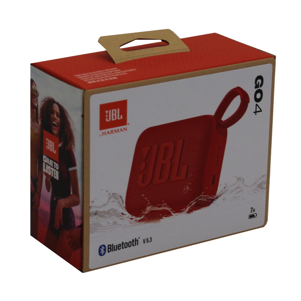 JBL Go 4 Bluetooth Lautsprecher rot