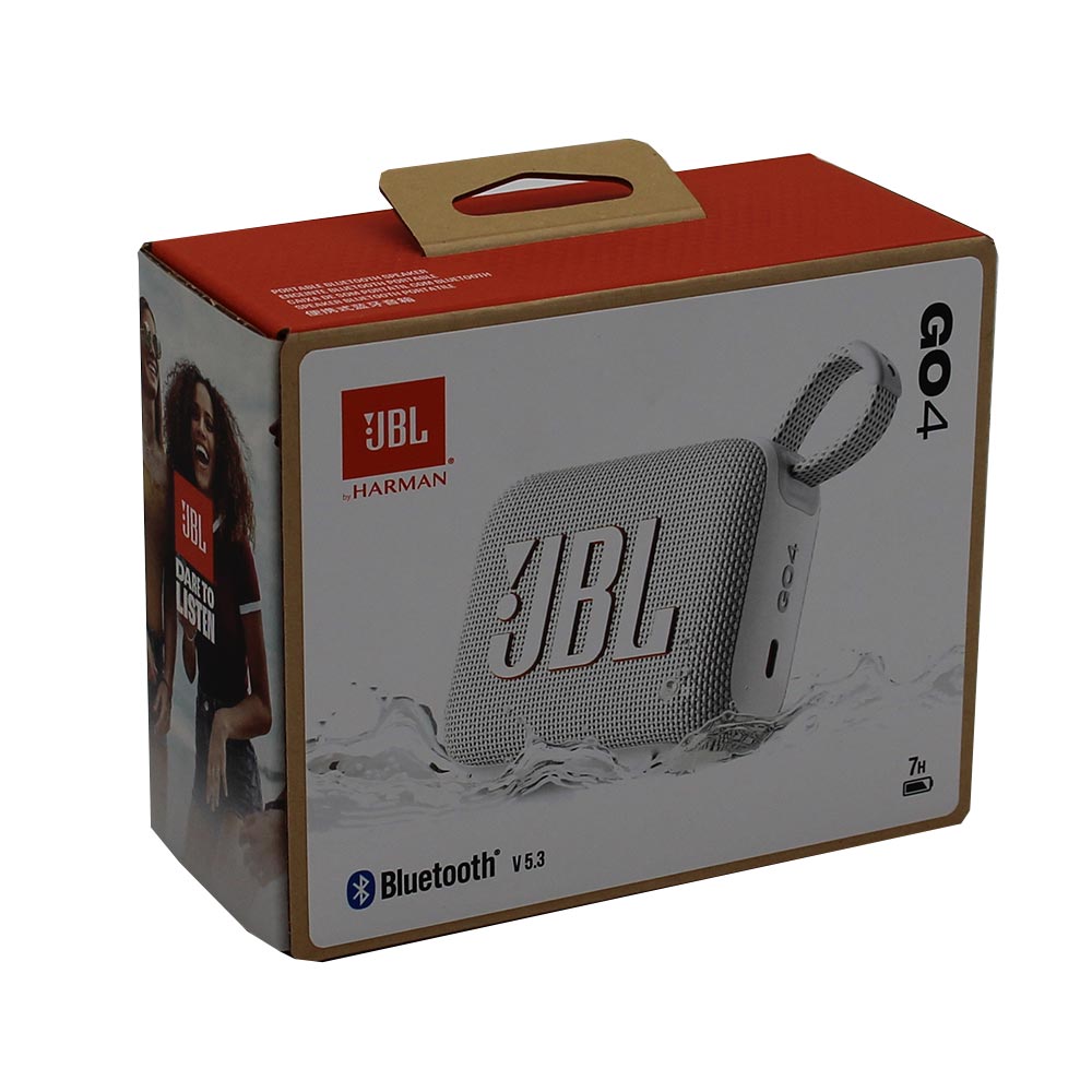 JBL Go 4 Bluetooth Lautsprecher weiß