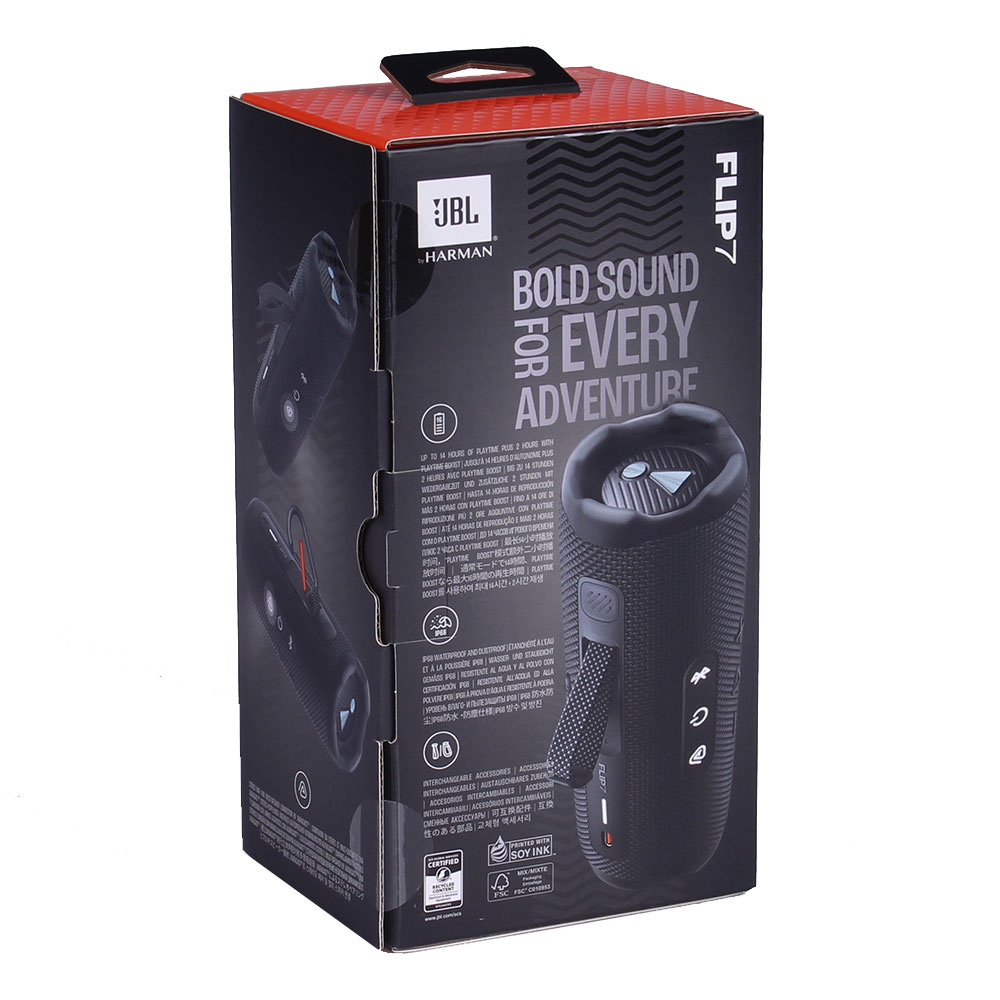 JBL Flip 7 Bluetooth Speaker schwarz