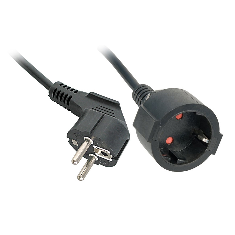 LINDY 5m Schuko-Verlängerungskabel