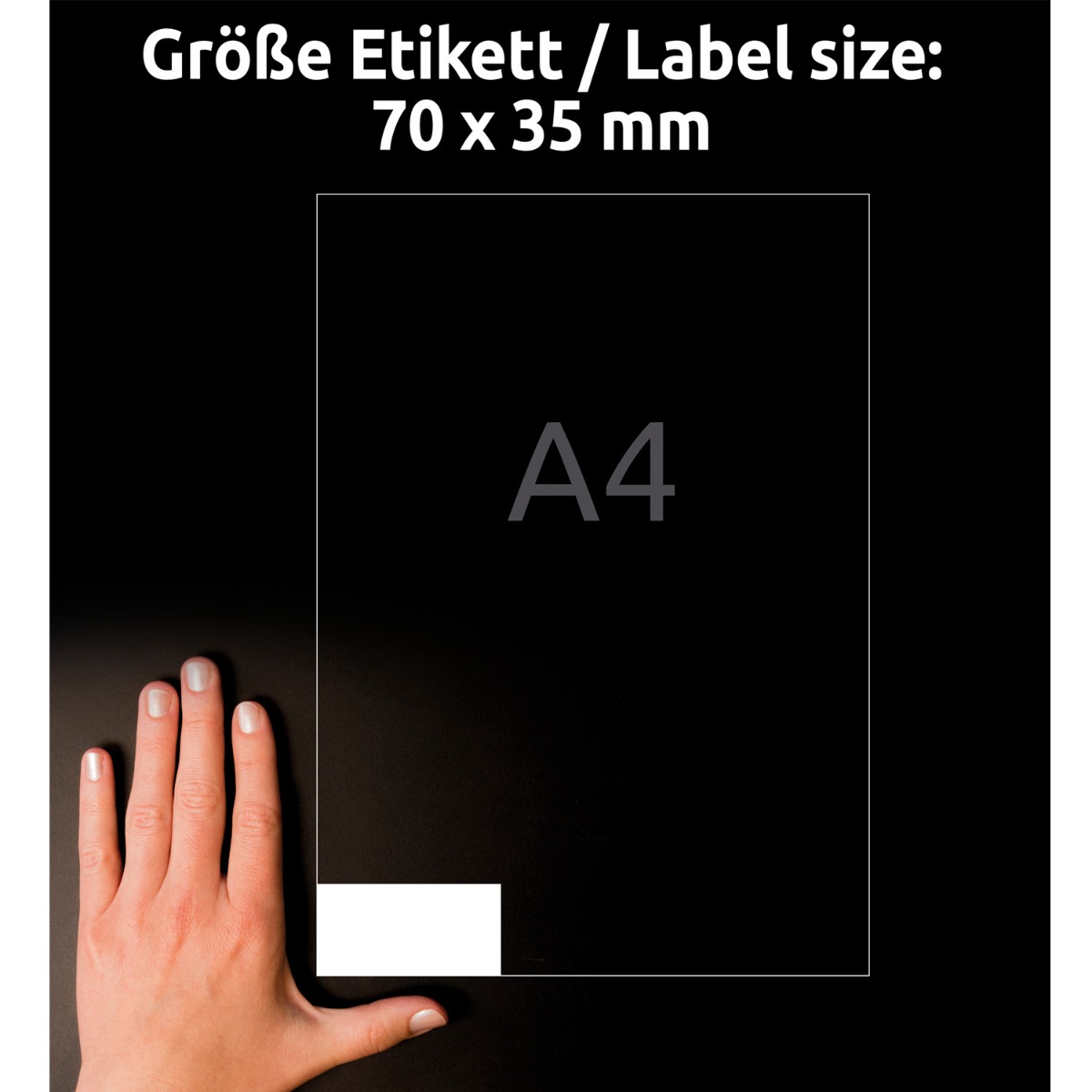Avery Zweckform, Labels Avery 70 x 35mm A4 (3422)