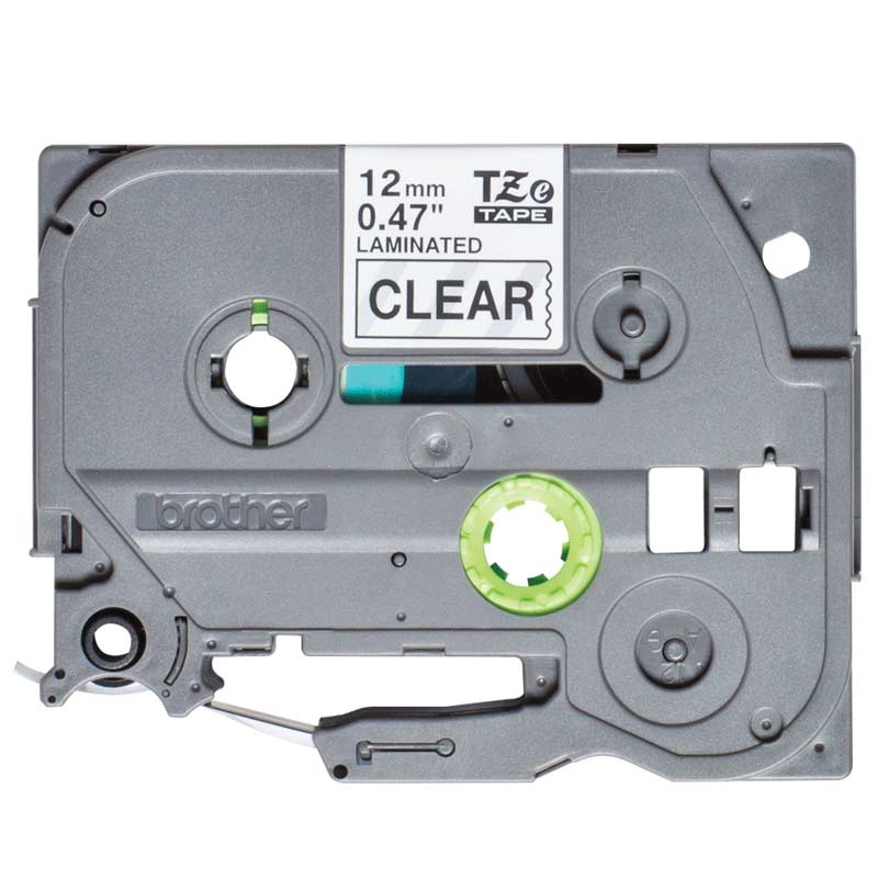 Brother P-touch Schriftband TZe-131S 12 mm schwarz auf transparent