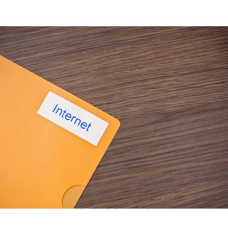 Brother TZe-243 Schriftband P-touch blau auf weiß 18mm