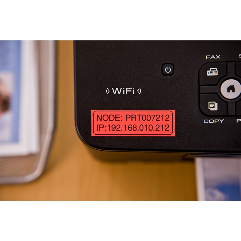 Brother TZE-441 P-Touch Schriftband schwarz auf rot 18mm