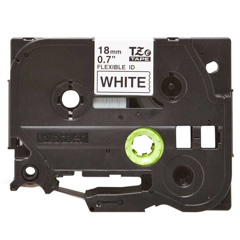 Brother TZe-FX241 Schriftband P-touch flexibel schwarz auf weiss 18mm