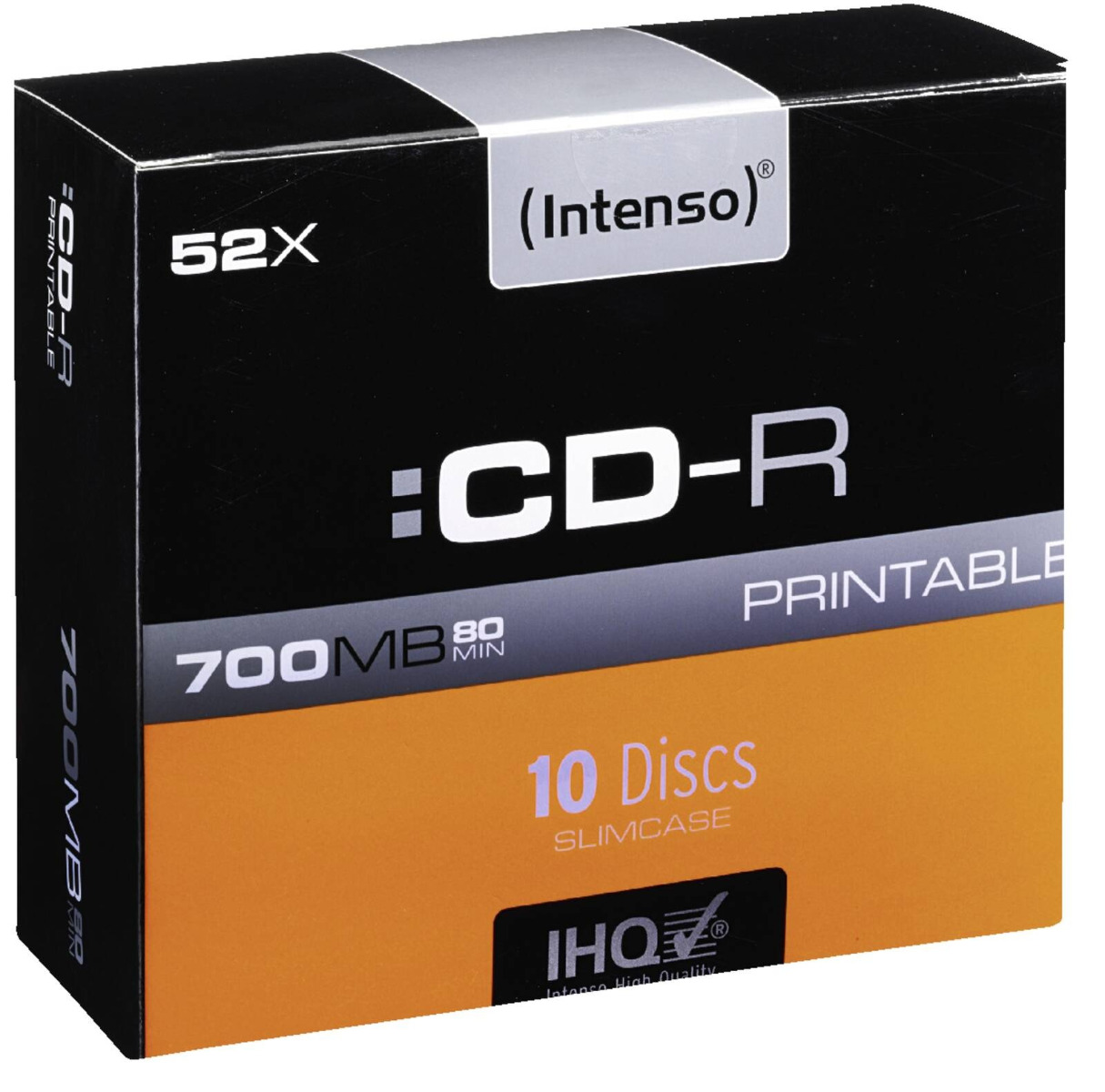 Intenso CD-R 700MB 52x Printable Rohlinge 10er Pack