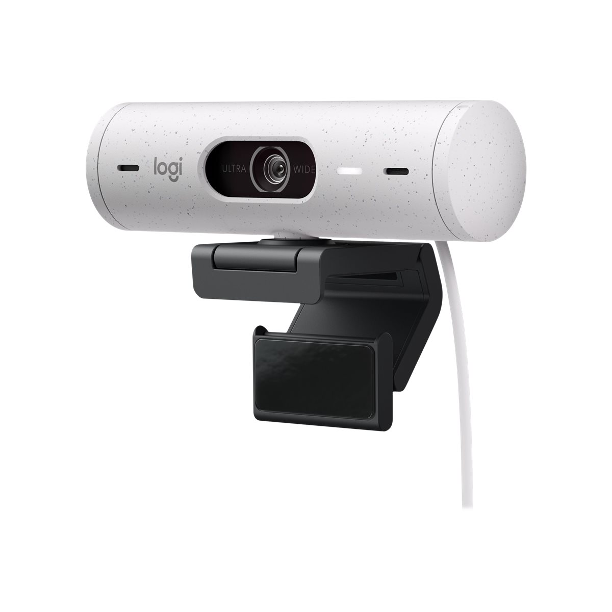 Logitech Brio 500 Full-HD-Webcam mit Auto-Lichtkorrektur weiß