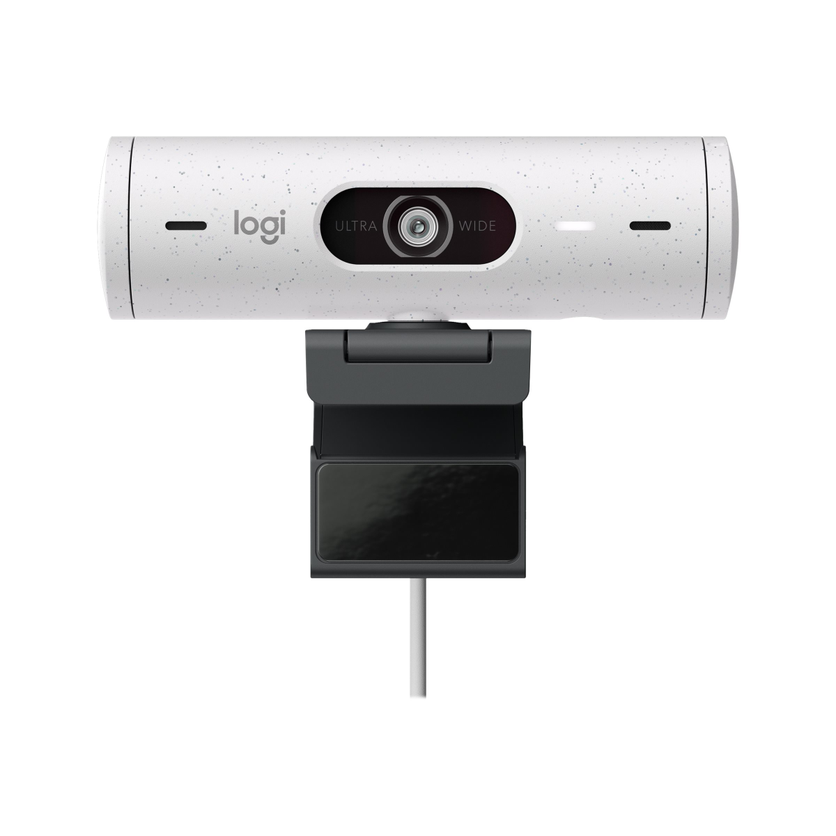 Logitech Brio 500 Full-HD-Webcam mit Auto-Lichtkorrektur weiß